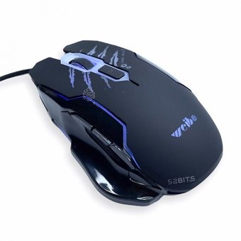 Mouse Gaming Usb WEIBO Wk-411 + Pad mouse – 6 Botones 